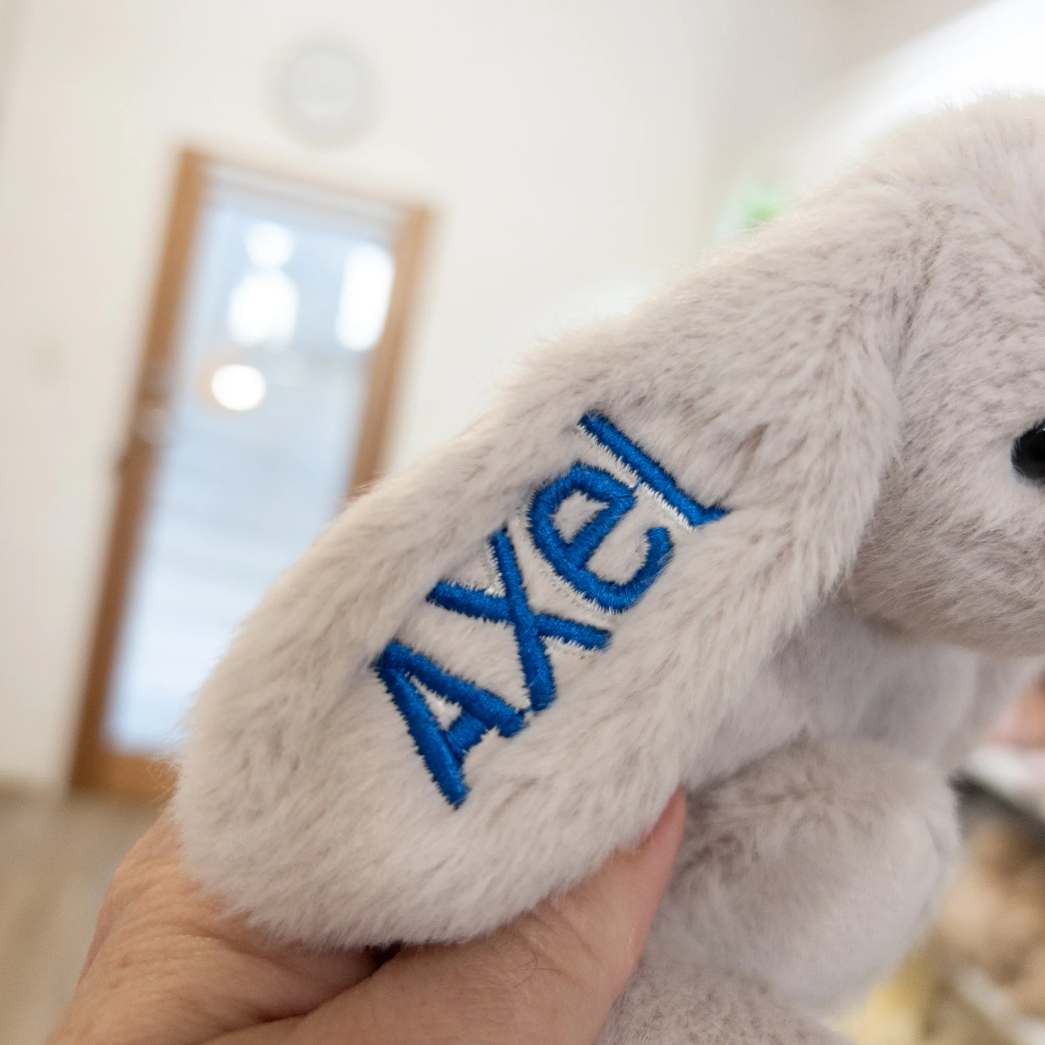Pre-Stitched "Axel" Bunny - Small Beige Snuggle Bunnies - Image 2