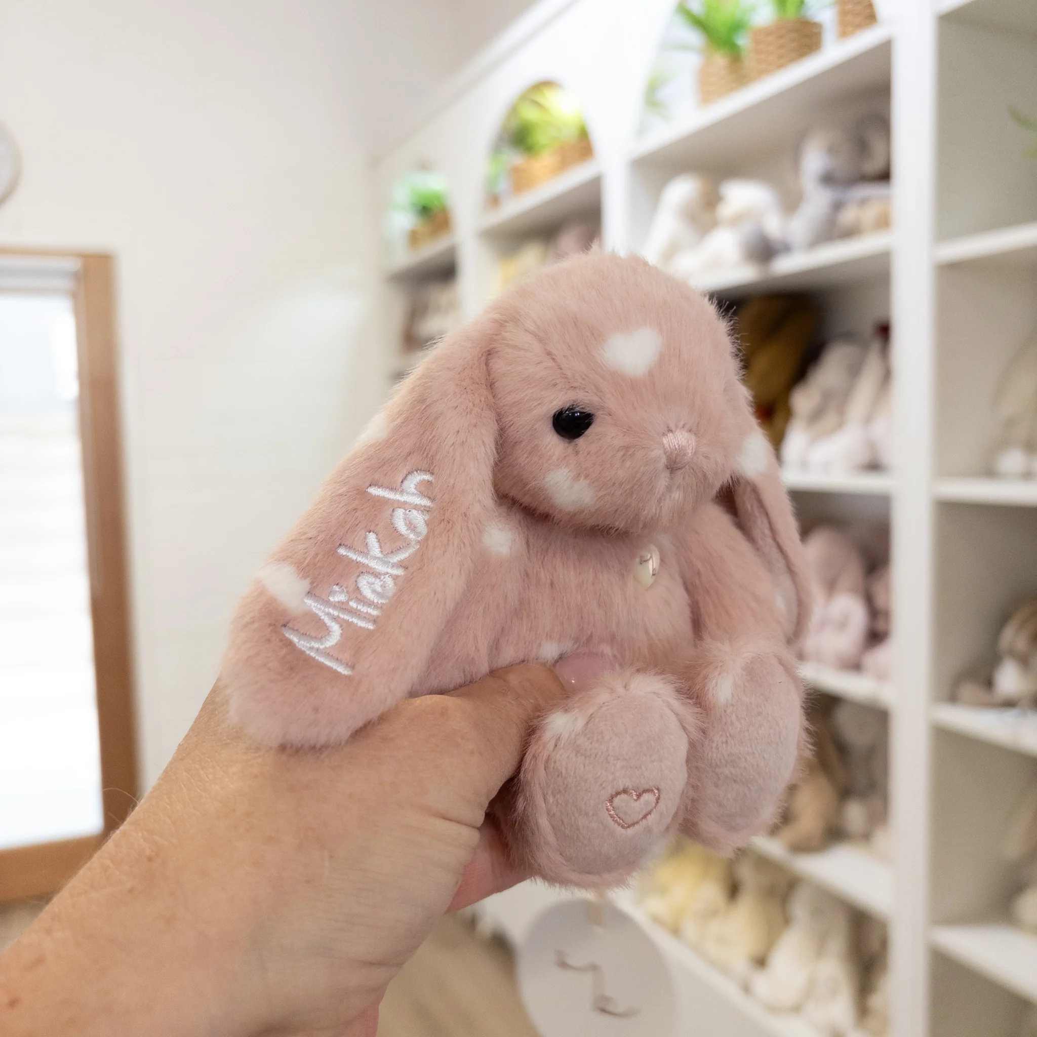 Pre-Stitched "Miekah" Bunny - Small Little Love Snuggle Bunnies - Image 2