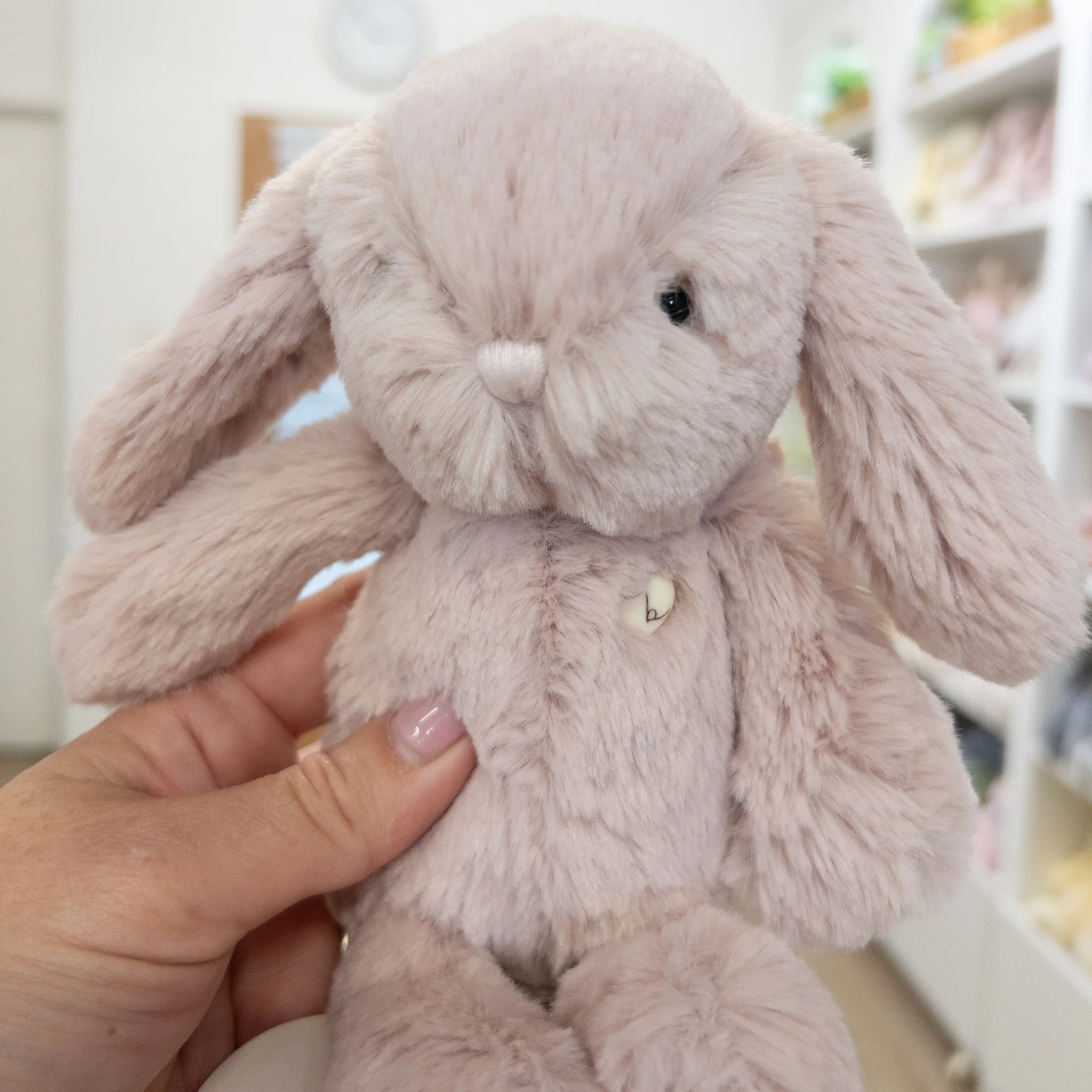 Pre-Stitched "Lola" Bunny - Small Blush Snuggle Bunnies - Image 4