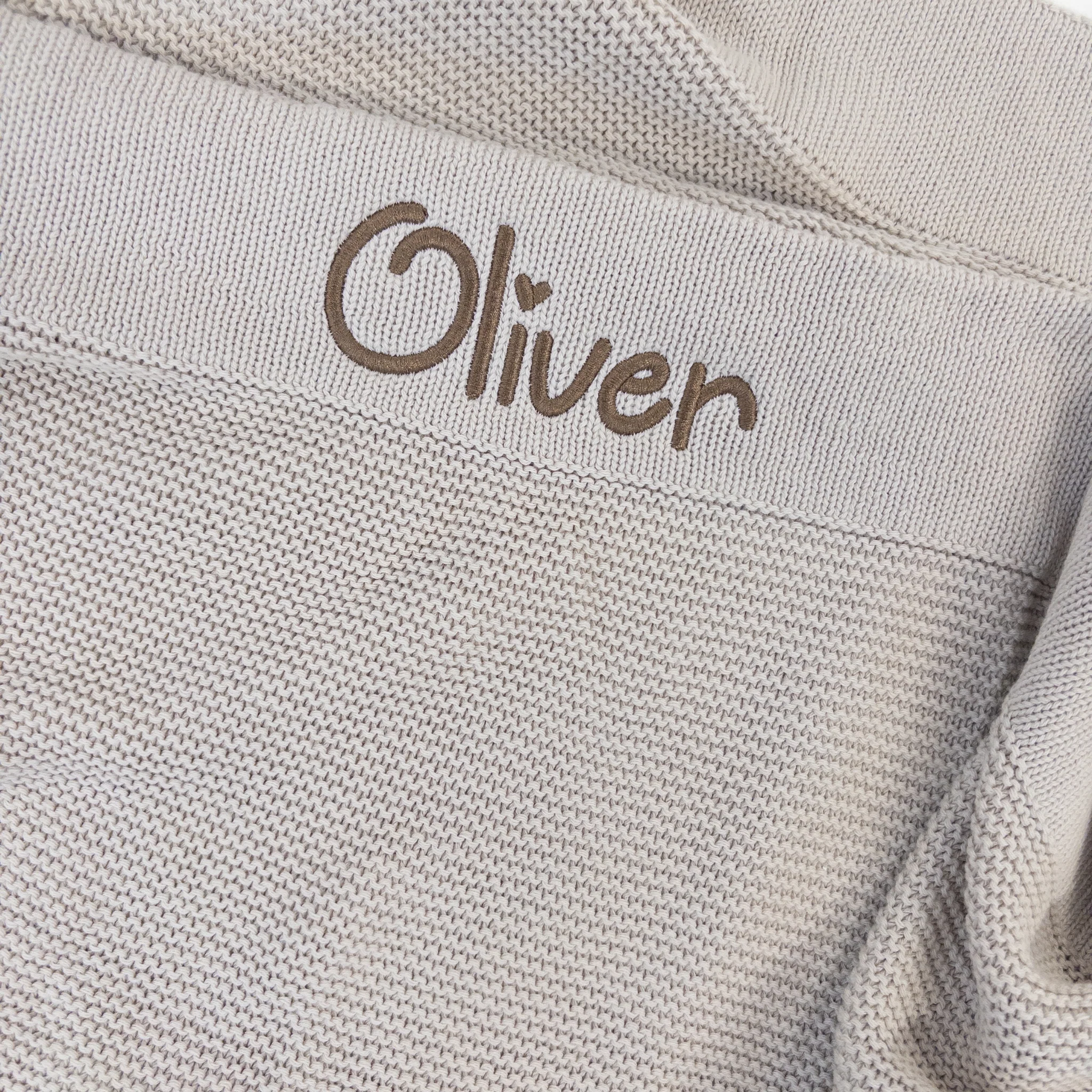 Pre-Stitched "Oliver" Stone Knit Blanket - Image 3