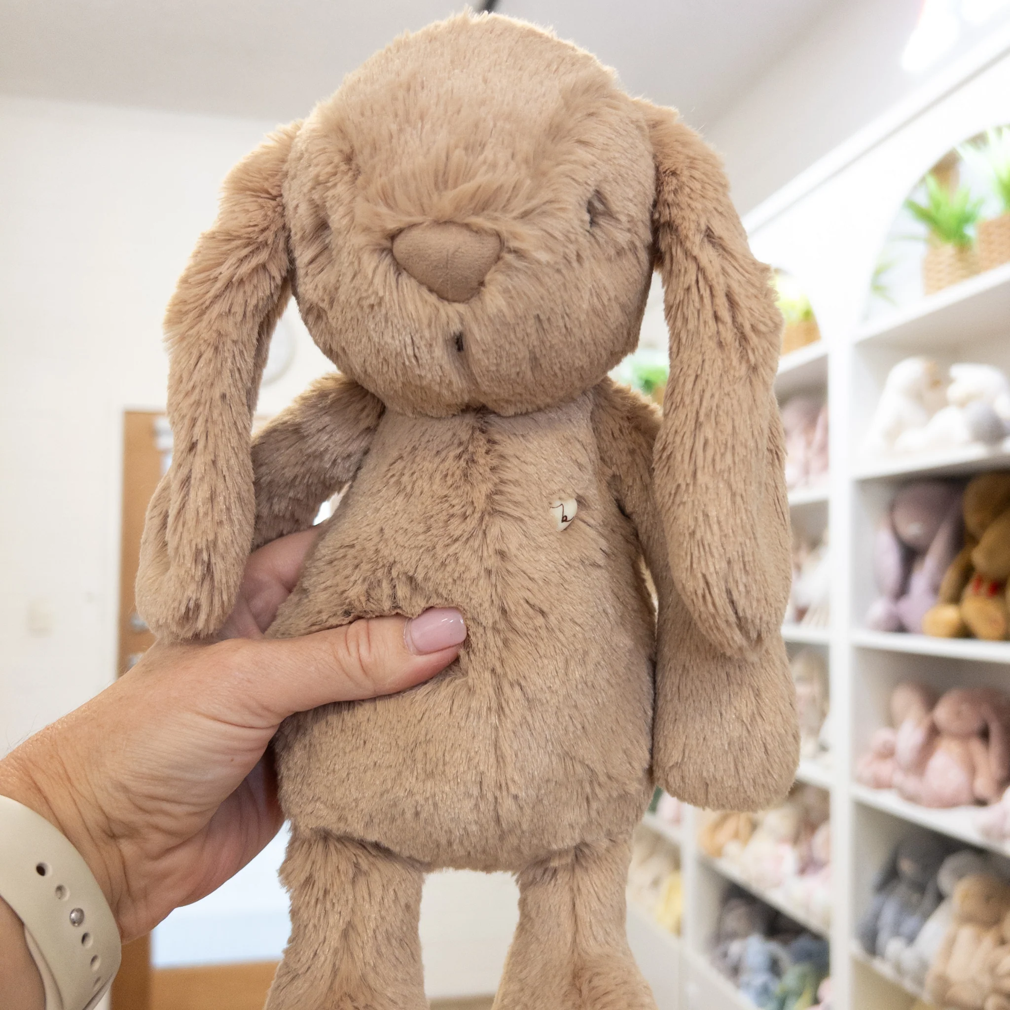 Pre-Stitched "Grayson" Bunny - Caramel Snuggle Bunnies - Image 3