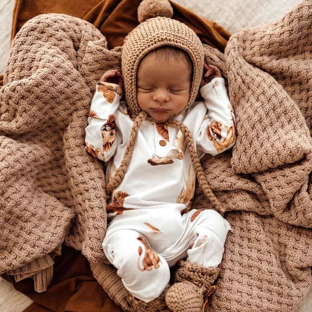 Snuggle Hunny Organic Growsuit | Lion - Image 3