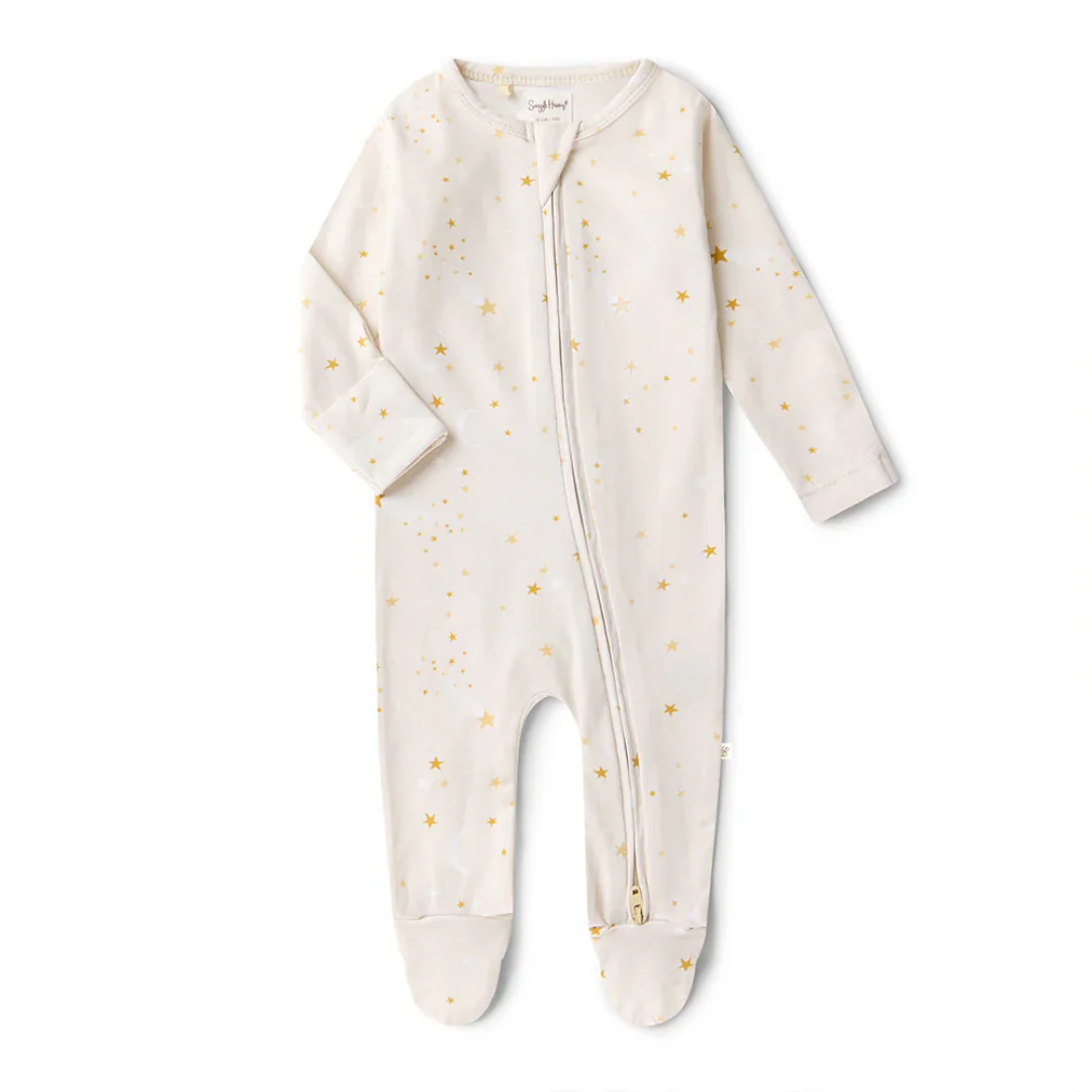 Snuggle Hunny Organic Growsuit - Stardust (0000) - Image 2