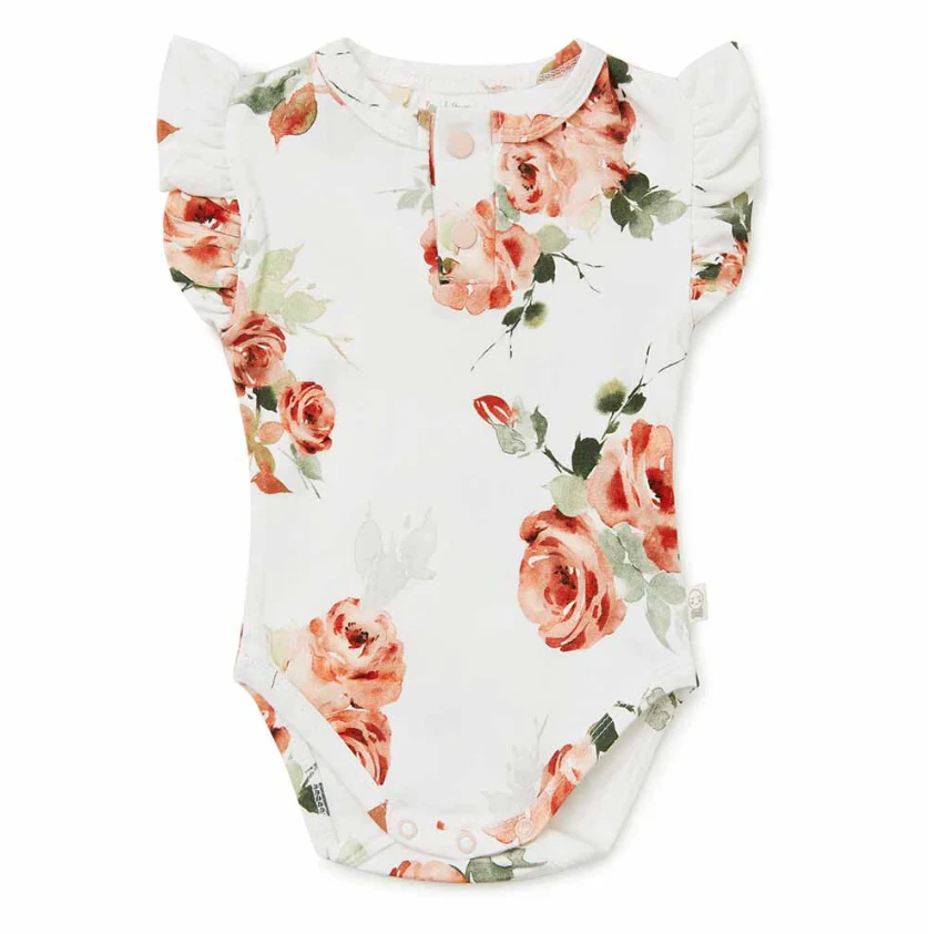 Snuggle Hunny Short Sleeve Bodysuit - Rosebud - Image 4