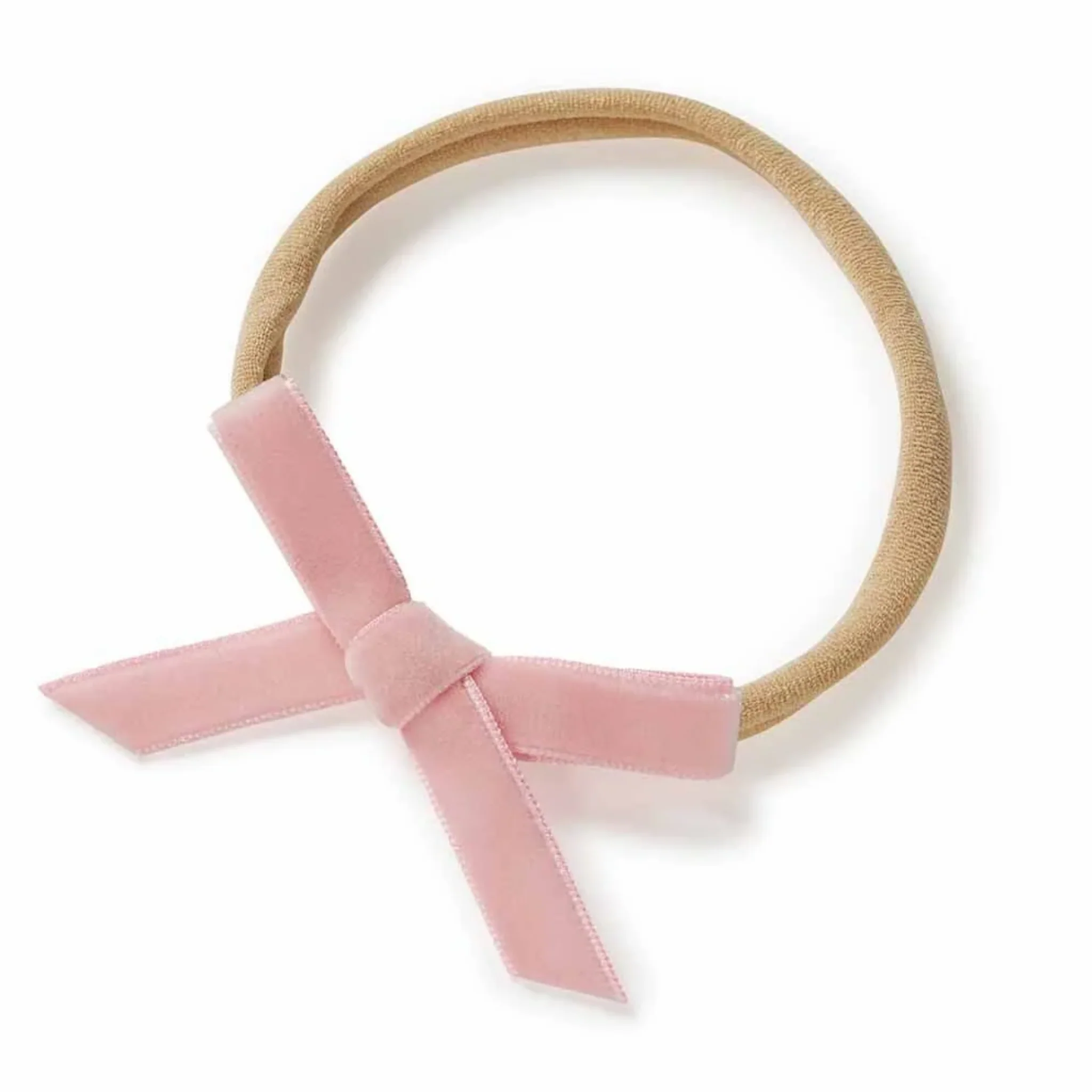 Snuggle Hunny Velvet Bow - Rose Pink - Image 3